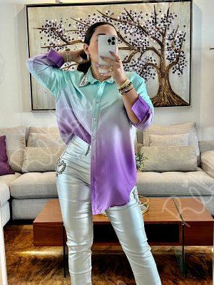 Blusa Degradada Celeste