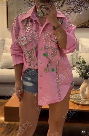 Blusa Rosa Estoperoles
