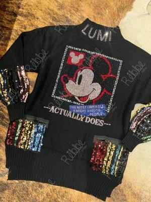 Suéter Mickey Lentejuelas