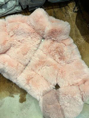 Chamarra Peluda Rosa