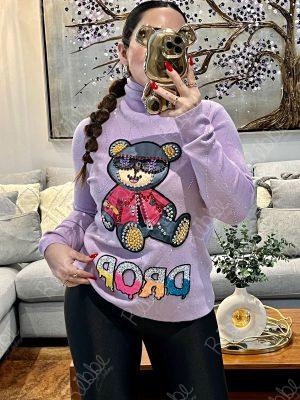 Sueter Oso Morado
