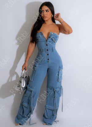 Enterizo Mezclilla Denim