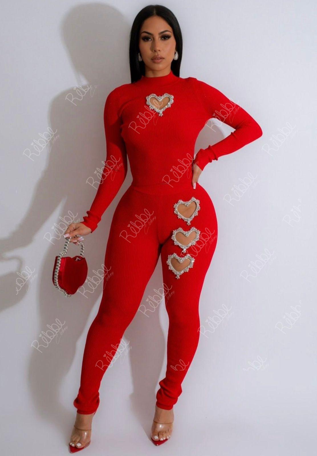 Set Corazones Rojo