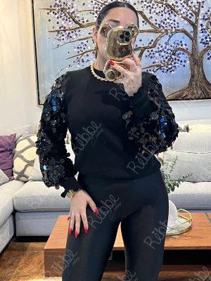 Suéter Mangas Lentejuelas