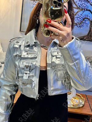 Chamarra Cargo Plata