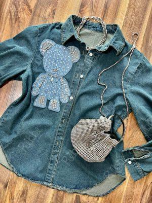 Camisera Denim Oso