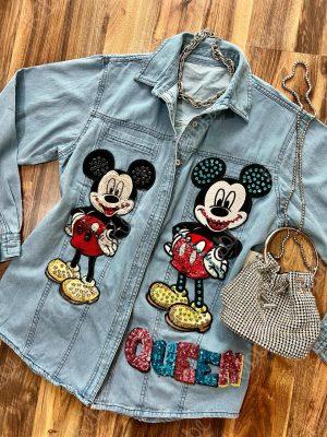 Camisera Denim Mickey