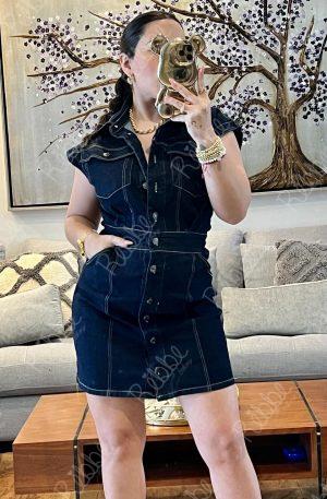 Vestido Mezclilla Botones