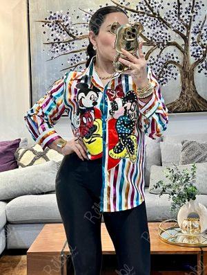 Blusa Mickey Rayas