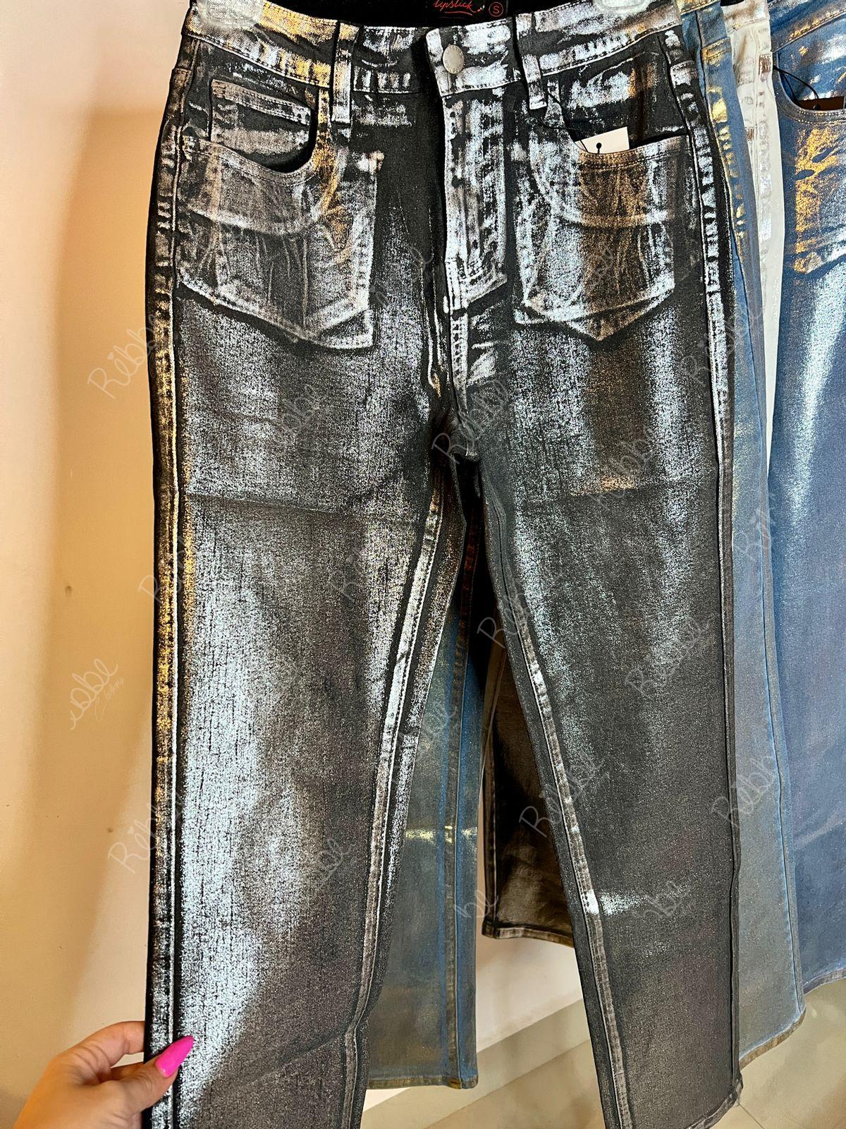 Jeans Foil Negro