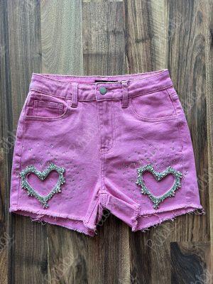 Short Rosa Corazones