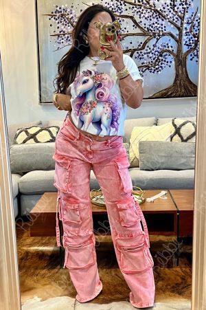 Blusa Over Unicornio