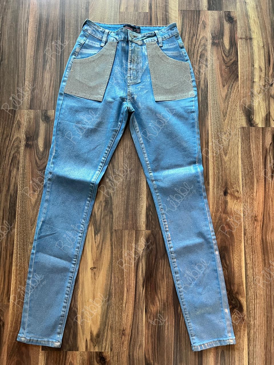 Jeans Bolsas Cristales