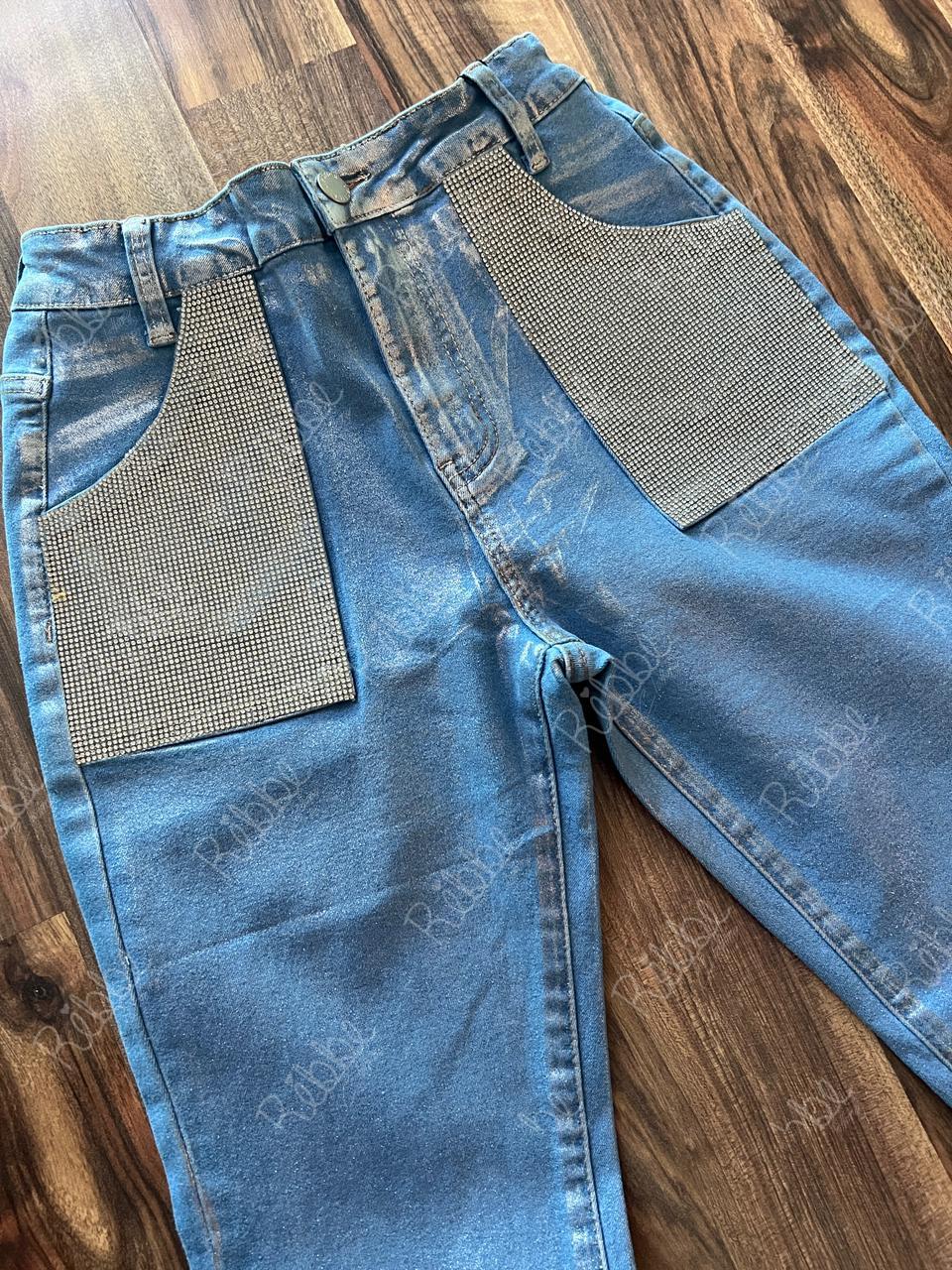 Jeans Bolsas Cristales - Imagen 2