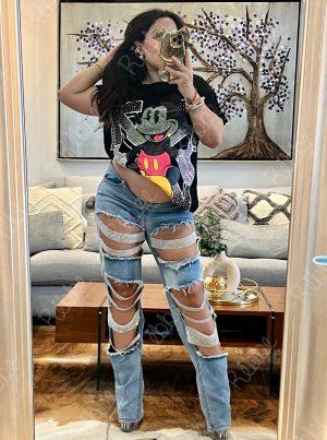 Jeans Tiras CRiatales