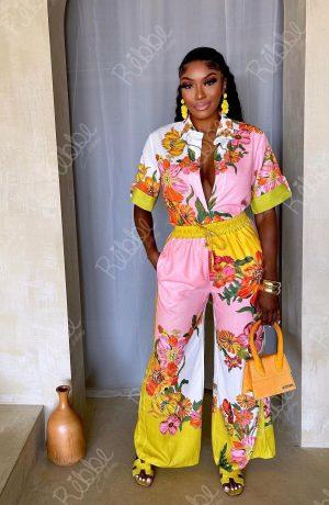Set Estampado Flores