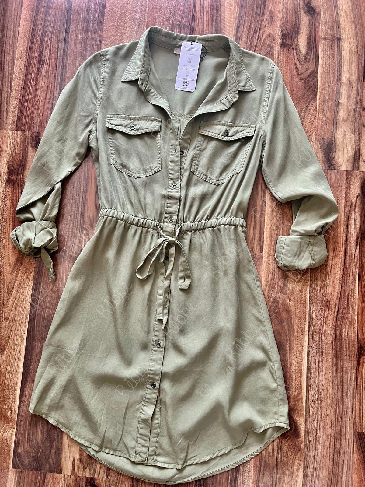 Vestido Camisero Verde