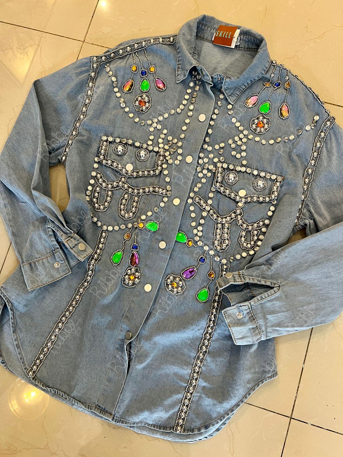 Blusa Mezclilla