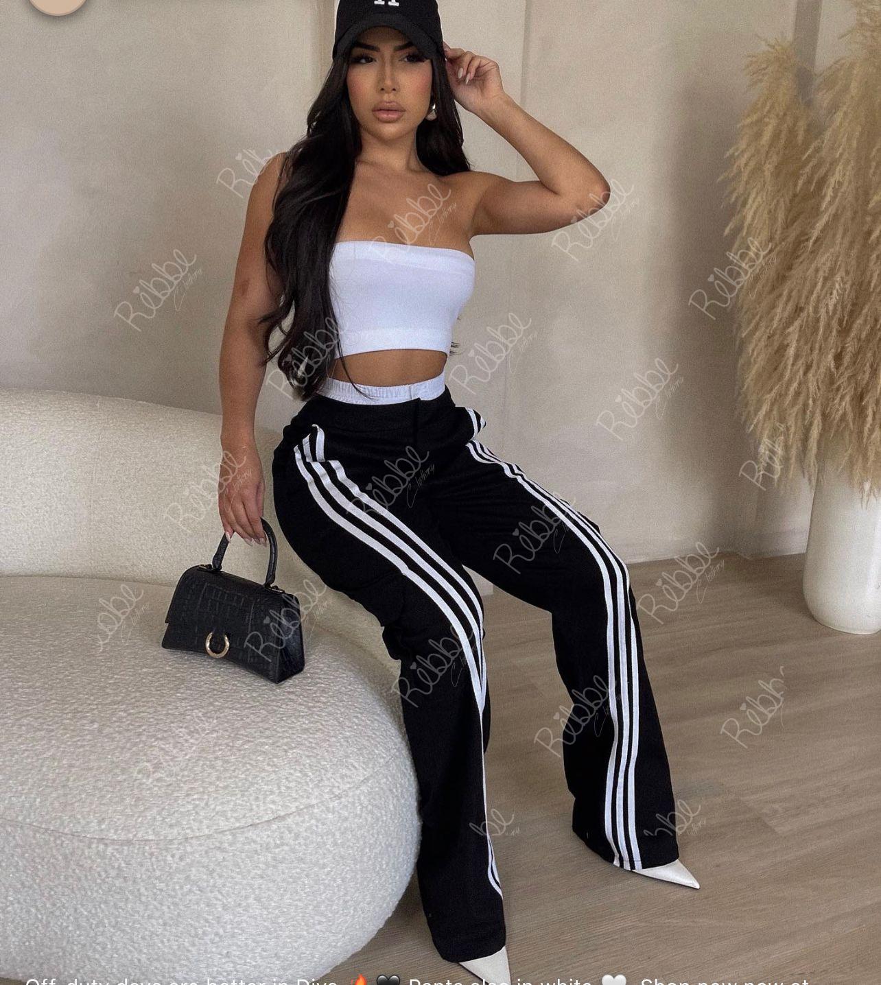 Pantalón Doble Pretina Negro - Imagen 2