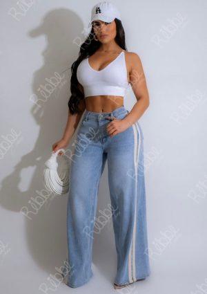 Pantalon Lineas Blancas