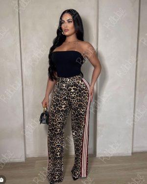 Pantalón Print con Linea