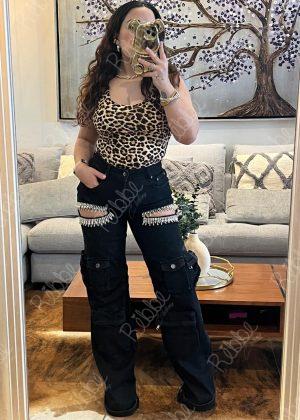 Pantalón Cargo Negro