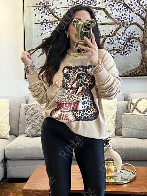 Sudadera Leopardo Unitalla