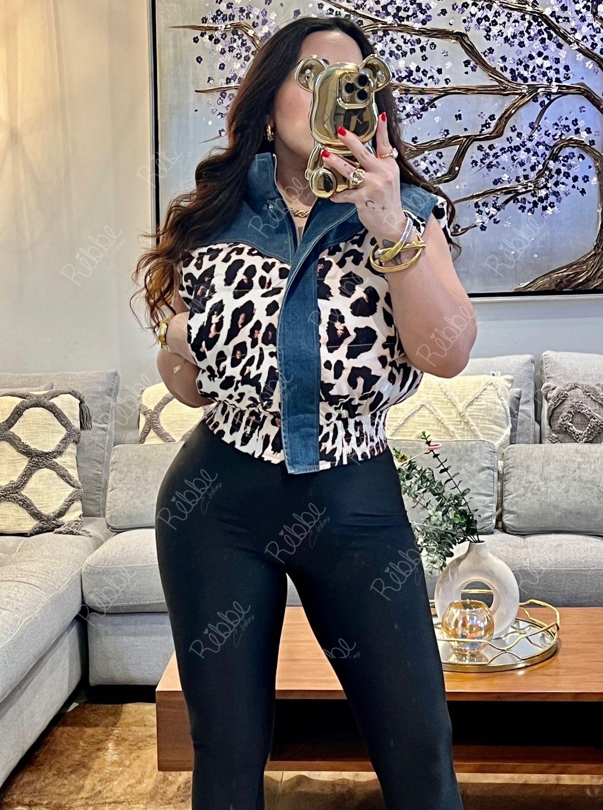 Chaleco Print con Mezclilla - Imagen 2