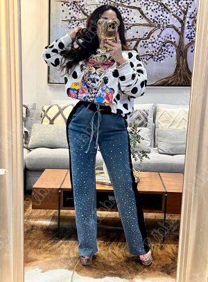 Pantalon con Cristales