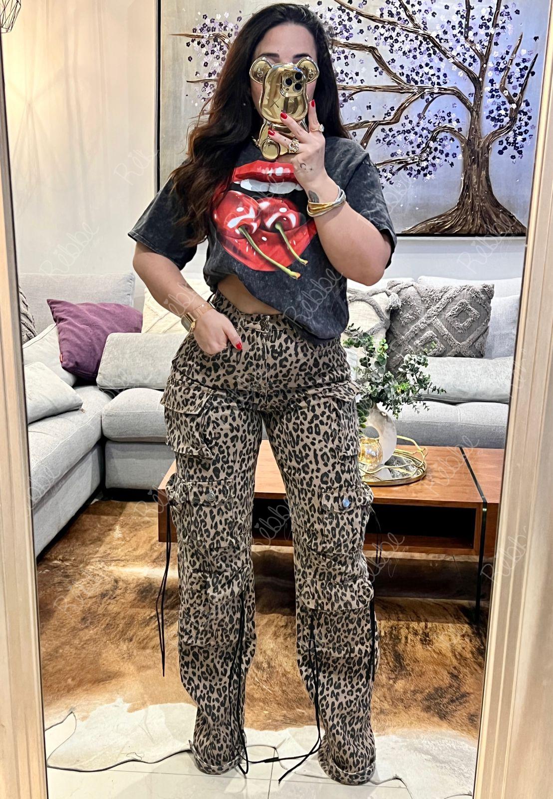 Pantalón Cargo Print