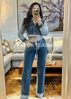 Set Gris con Mezclilla