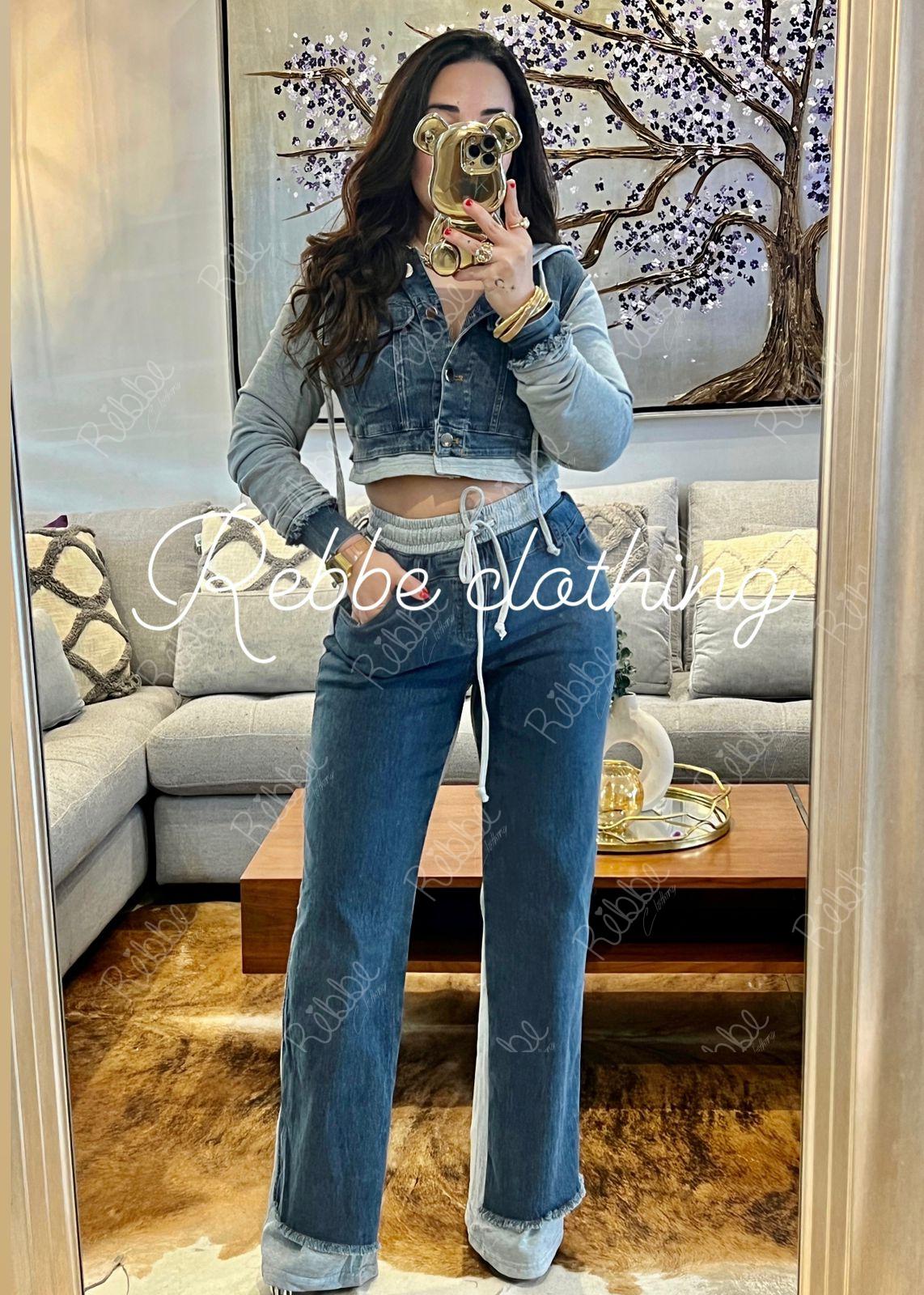 Set Gris con Mezclilla