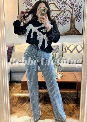 Pantalón Cristales Lineas