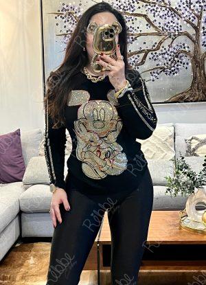 Blusa mickey cristales