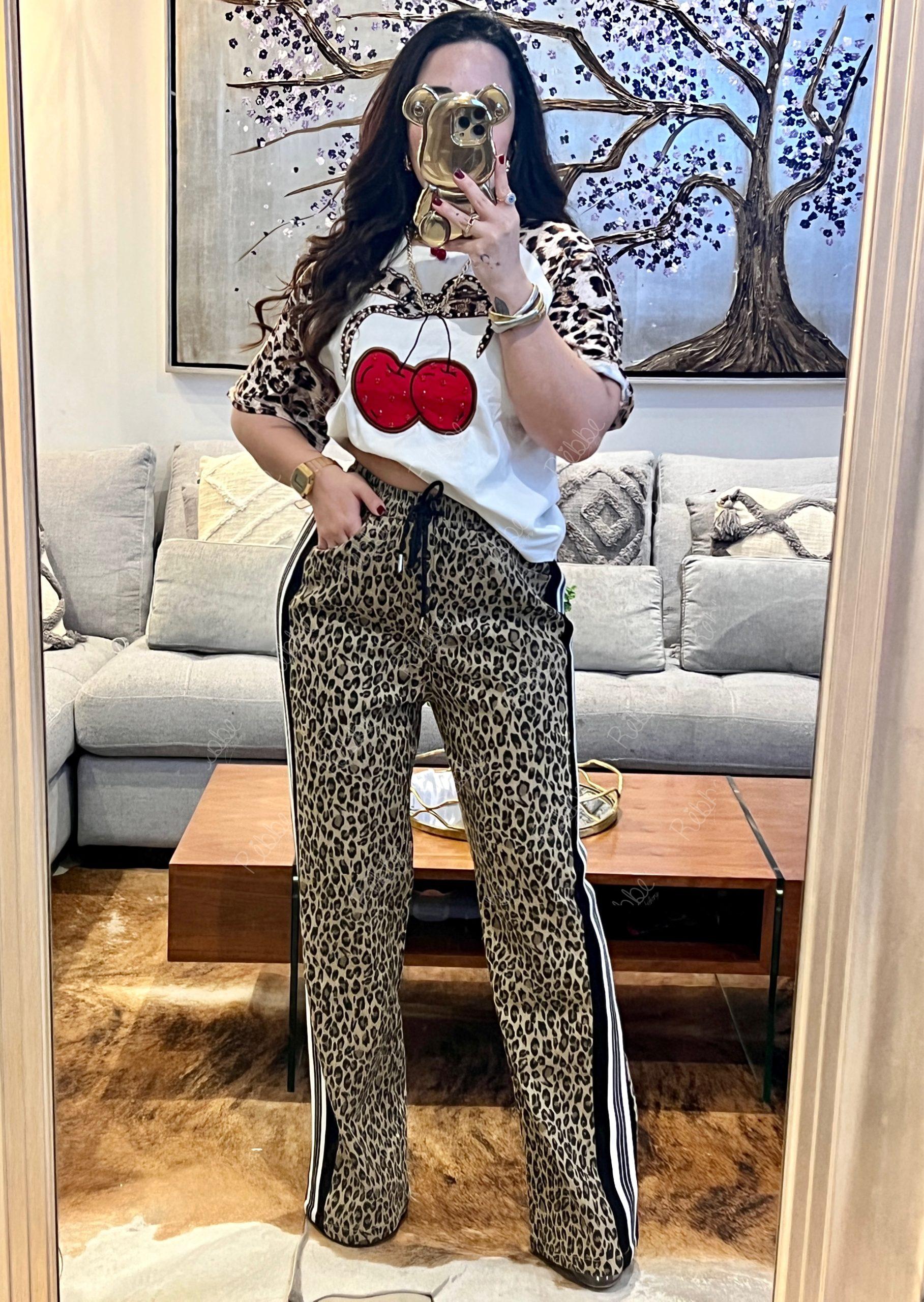 Pantalón print lineas