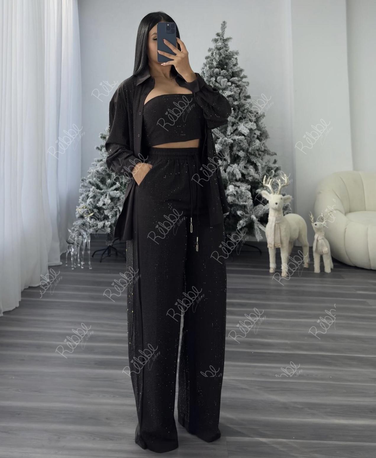 Set 3 piezas cristales