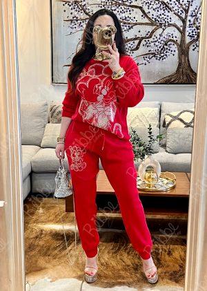 Set mickey y mimi rojo