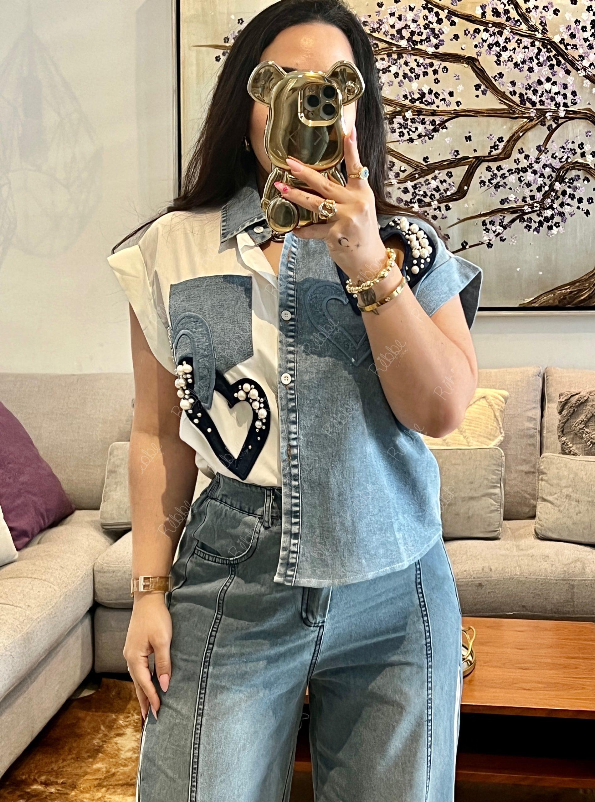Blusa corazones