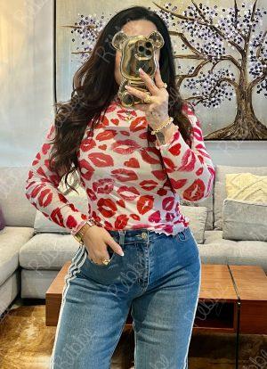 Mesh besos blanca 💋