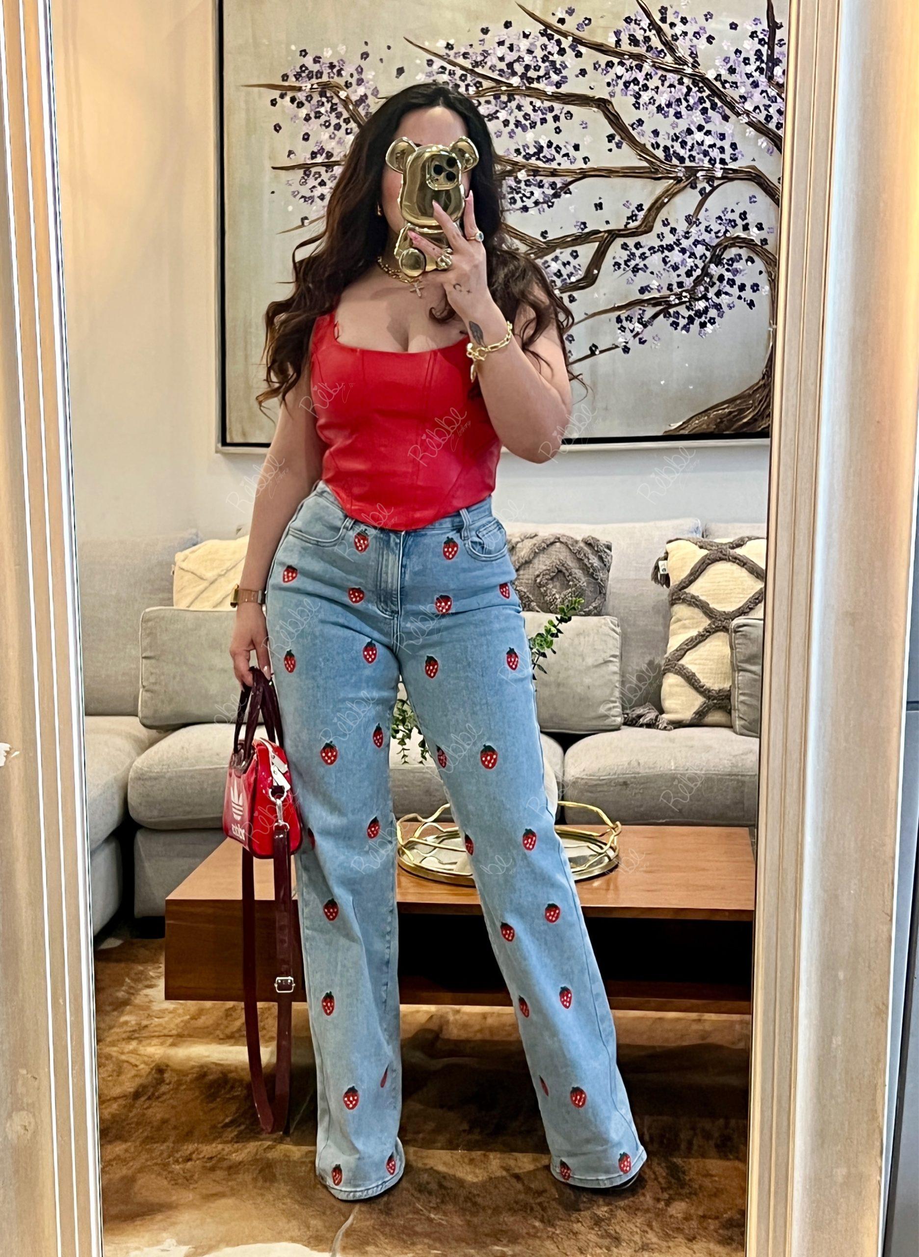 Jeans fresas 🍓