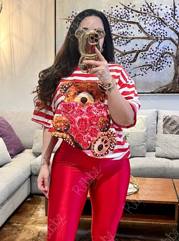Blusa osito roja