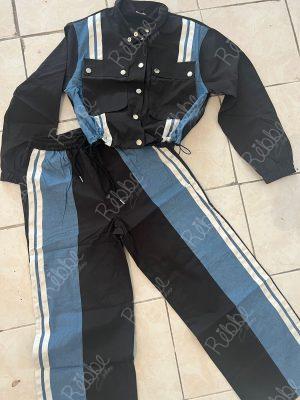 Set negro con mezclilla 2