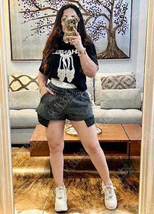 Short doble pretina