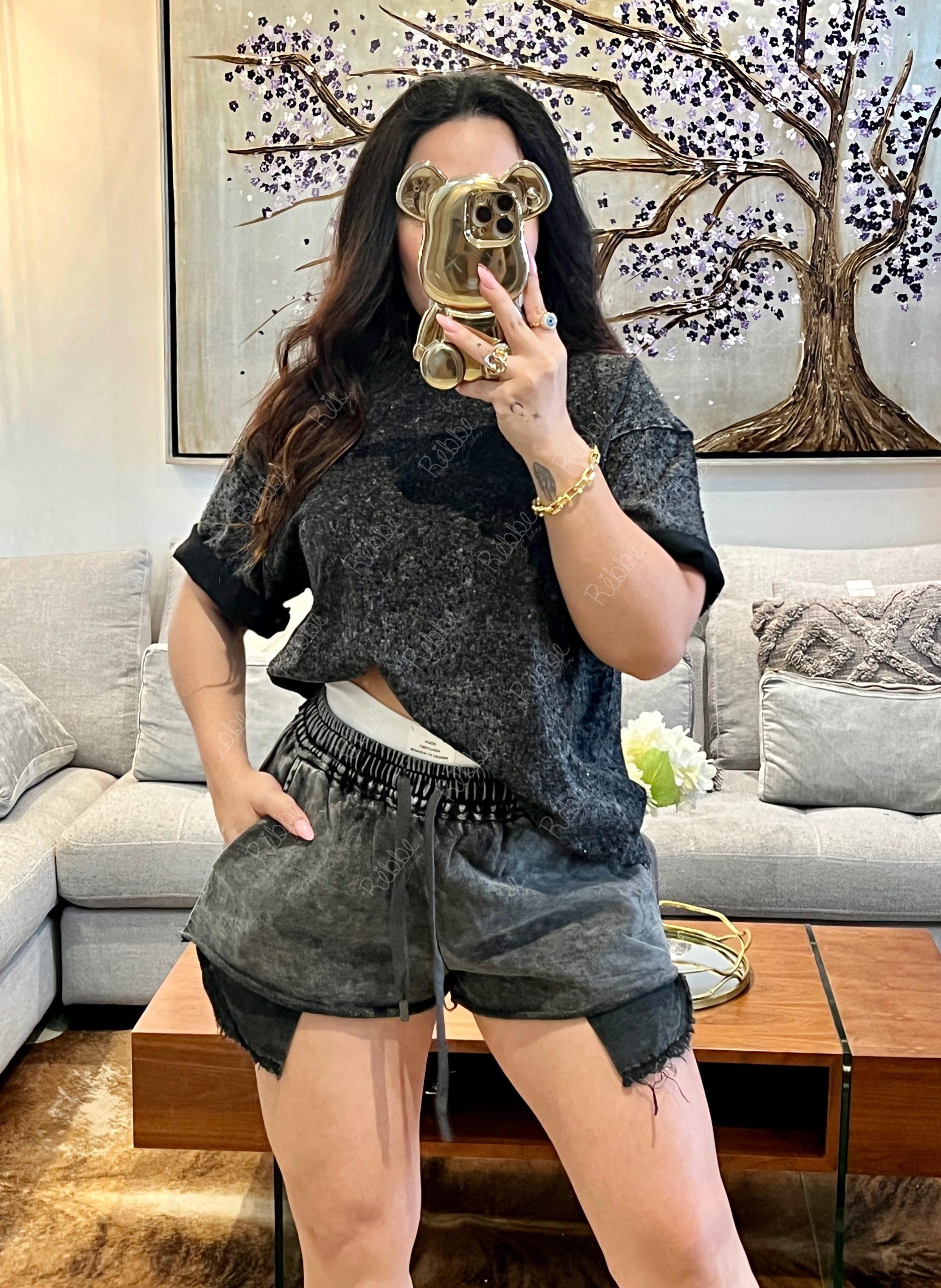 Blusa cristales