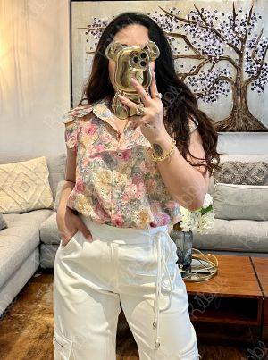 Blusa flores