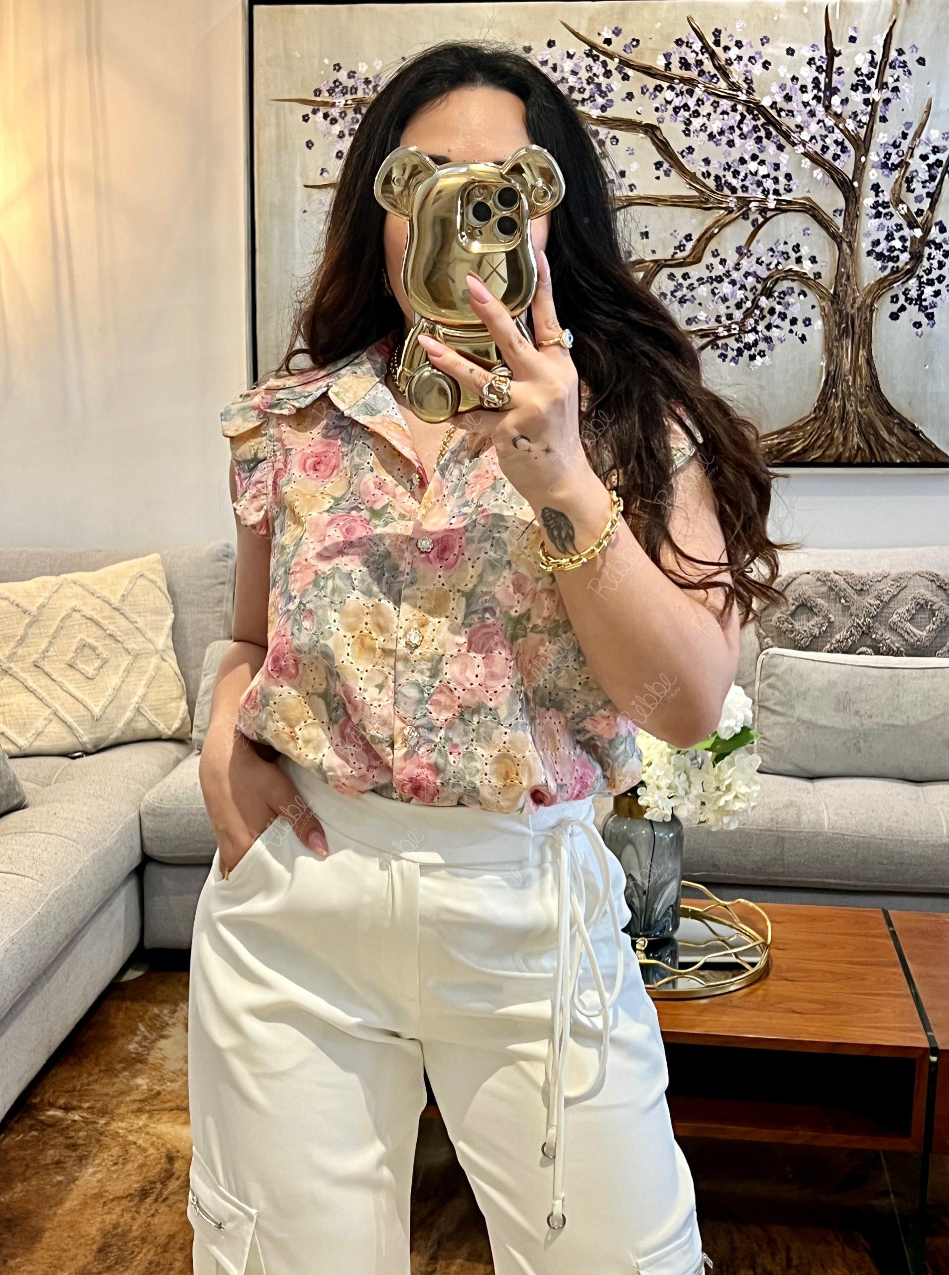 Blusa flores