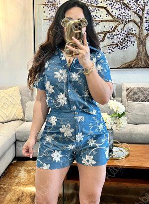 Denim bordado