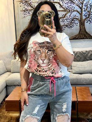 Blusa Tigre 🐅 Rosa