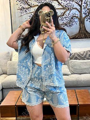 Set bordado azul 💙