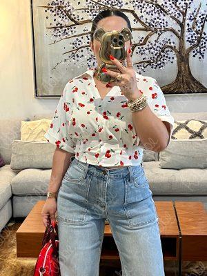 Blusa cerezas